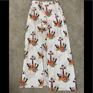 Altar’d State Shorts W/Maxi Skirt Overlay